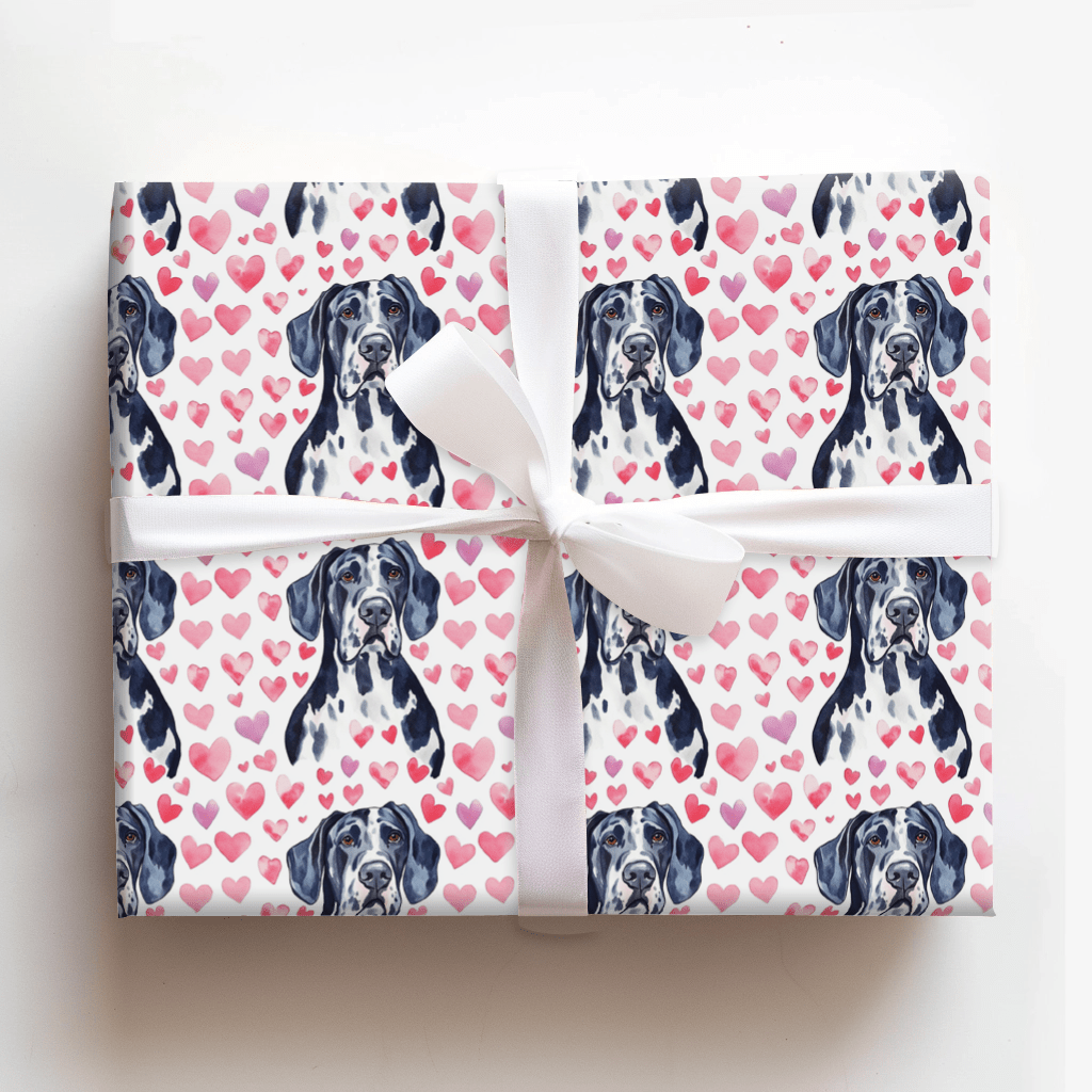Harlequin Valentine - Wrapping Paper - Aspen & Arlo