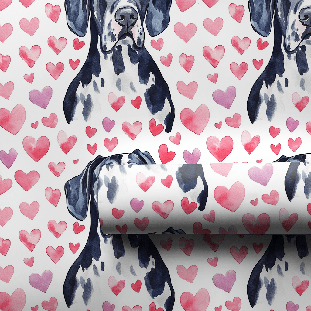 Harlequin Valentine - Wrapping Paper - Aspen & Arlo