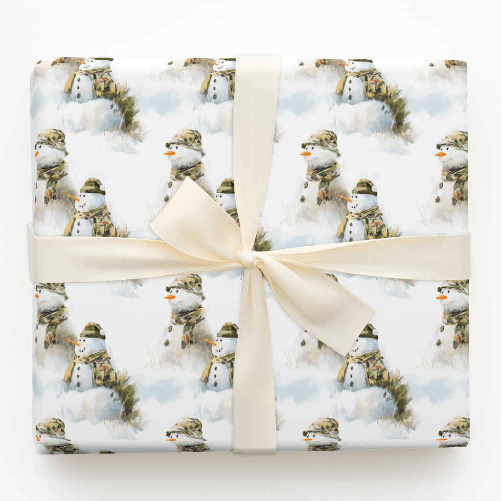Scout Snowfall - Wrapping Paper - Aspen & Arlo