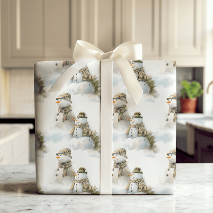 Scout Snowfall - Wrapping Paper - Aspen & Arlo