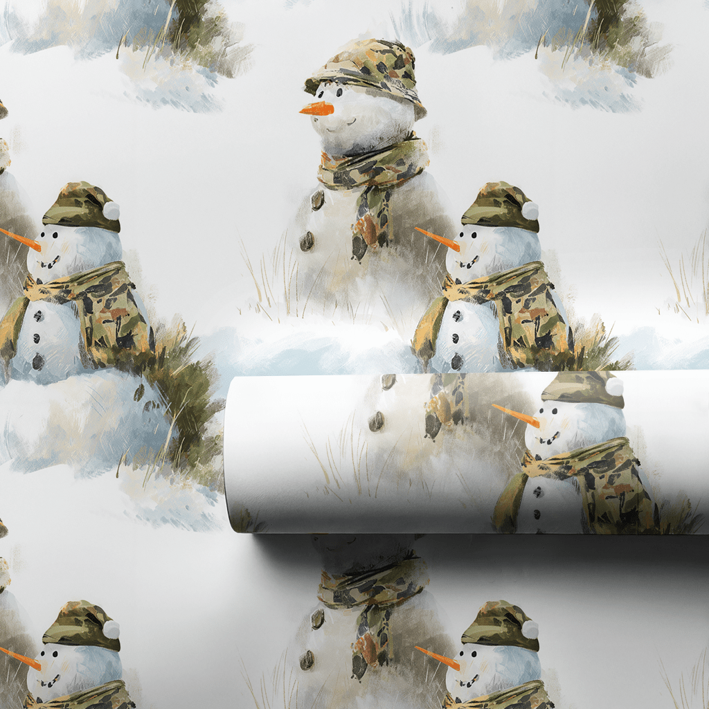 Scout Snowfall - Wrapping Paper - Aspen & Arlo