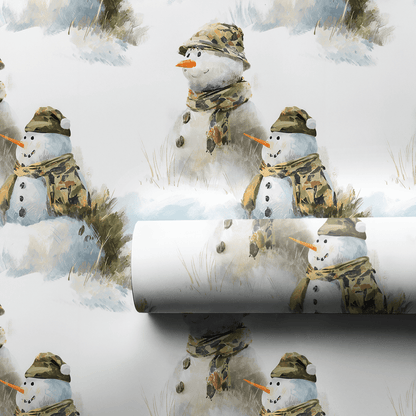 Scout Snowfall - Wrapping Paper - Aspen & Arlo