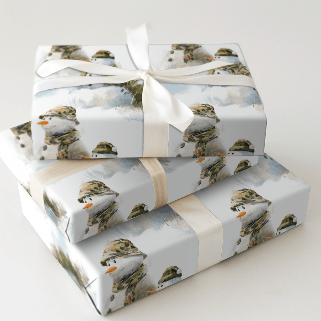 Scout Snowfall - Wrapping Paper - Aspen & Arlo