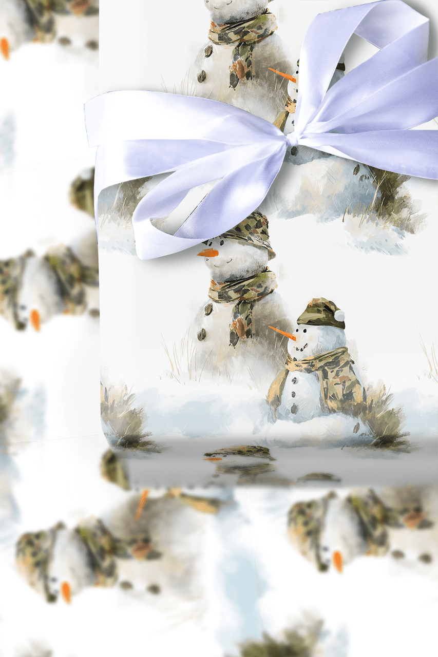 Scout Snowfall - Wrapping Paper - Aspen & Arlo
