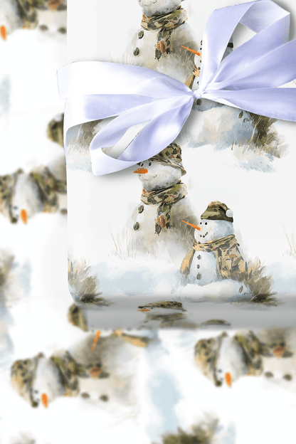 Scout Snowfall - Wrapping Paper - Aspen & Arlo