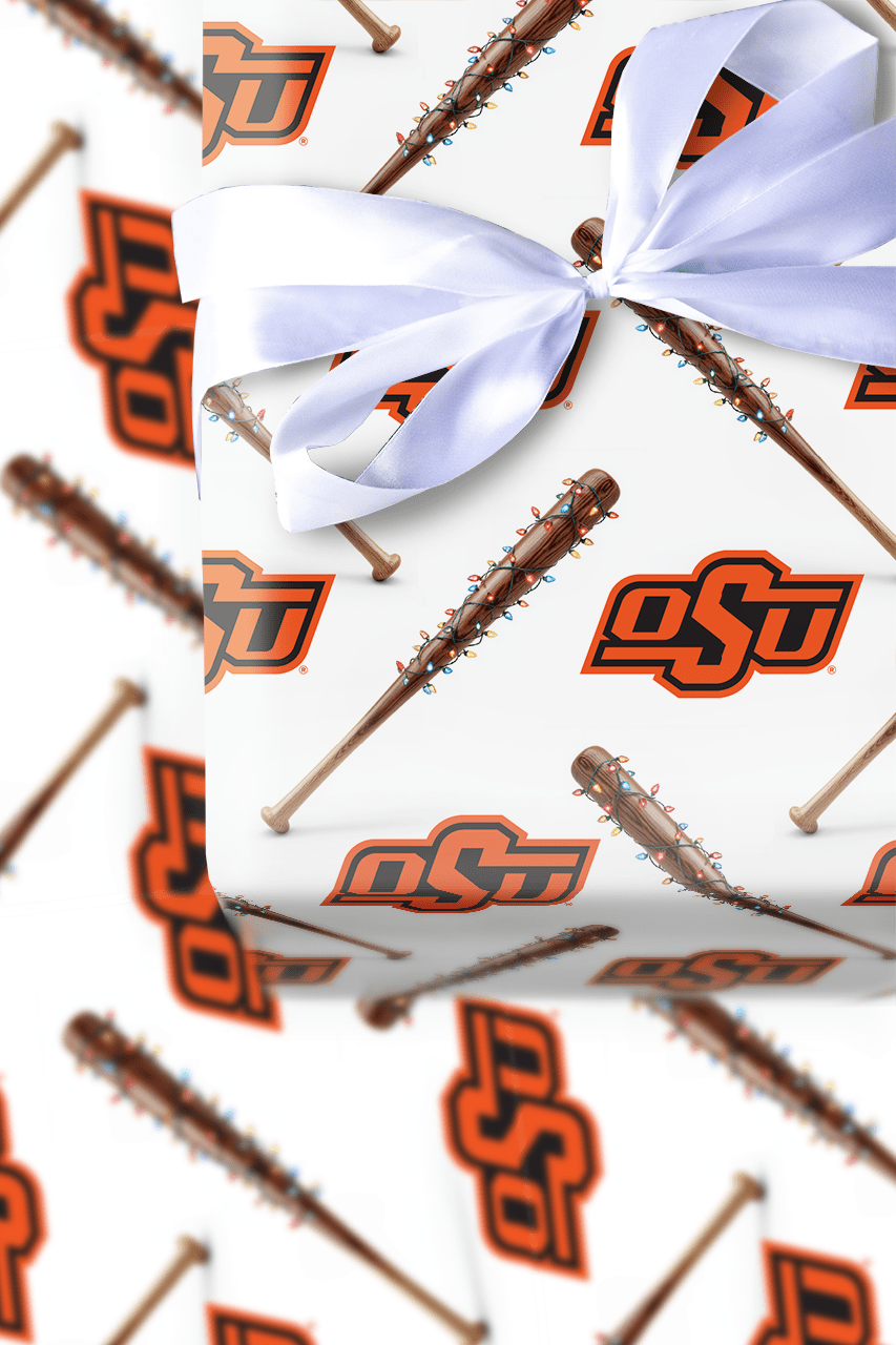 Jingle Ballpark Cowboys - Wrapping Paper - Aspen & Arlo