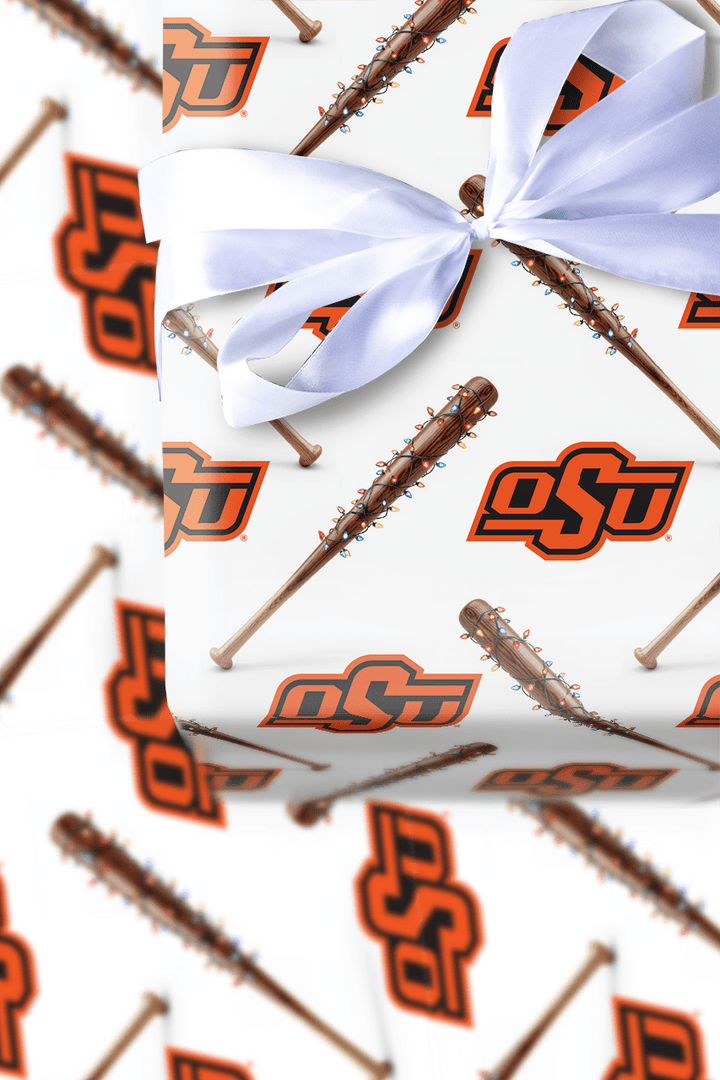 Jingle Ballpark Cowboys - Wrapping Paper - Aspen & Arlo