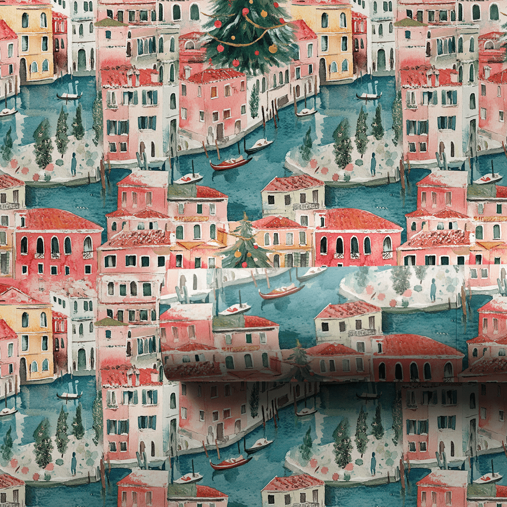 Canal Glow - Wrapping Paper - Aspen & Arlo