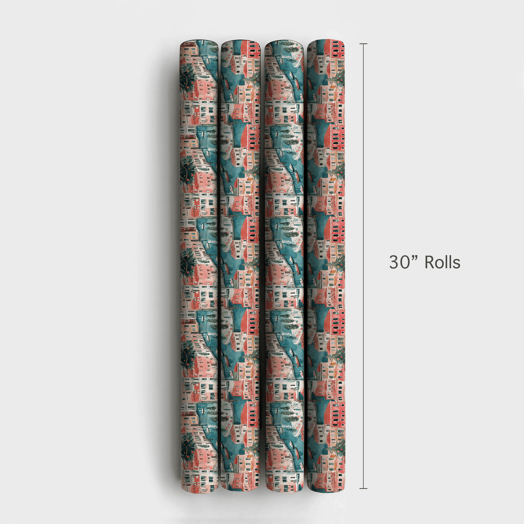 Canal Glow - Wrapping Paper - Aspen & Arlo