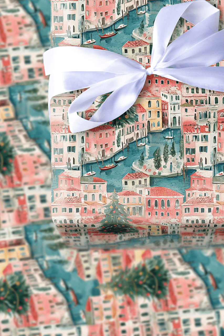 Canal Glow - Wrapping Paper - Aspen & Arlo