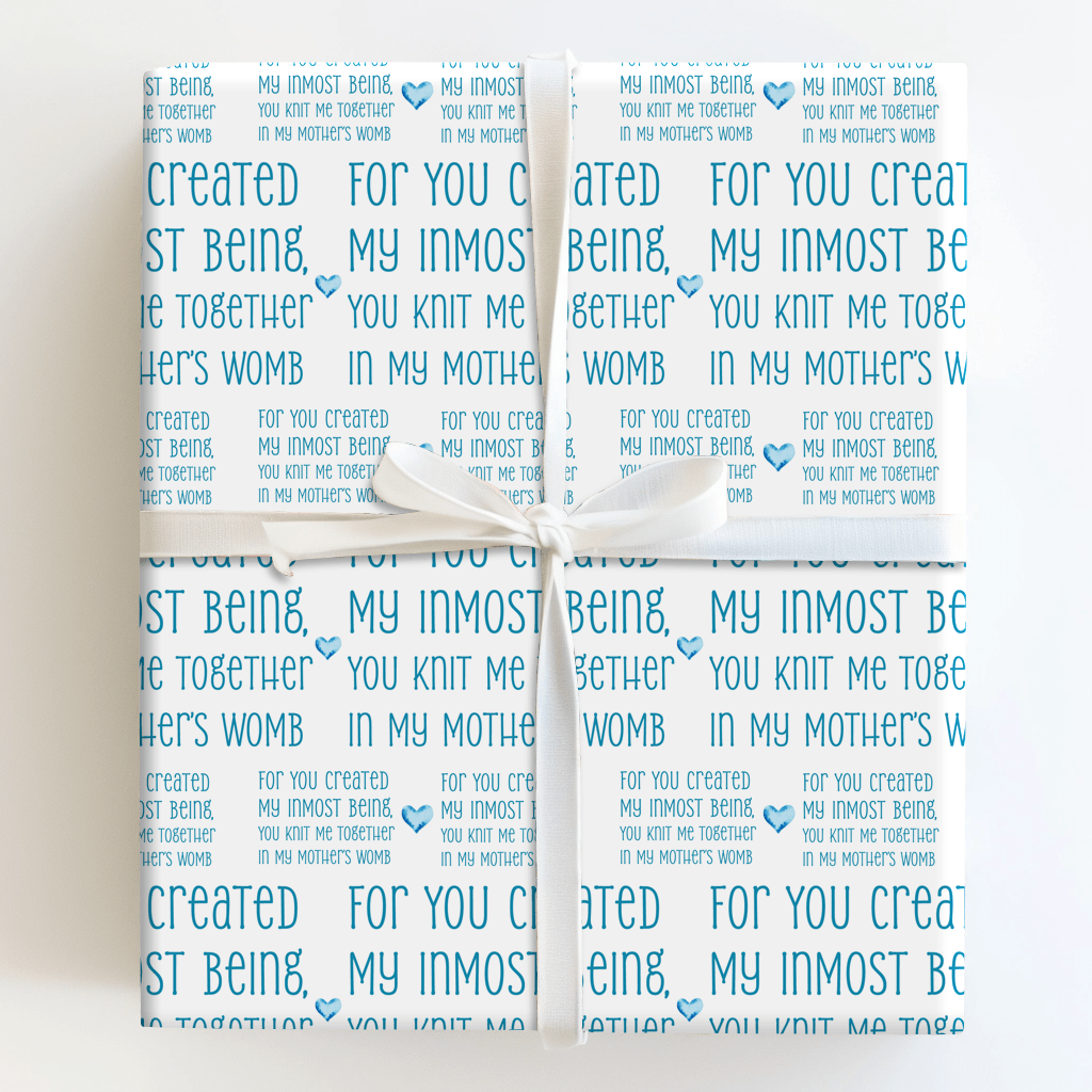 Together in Blue - Wrapping Paper - Aspen & Arlo