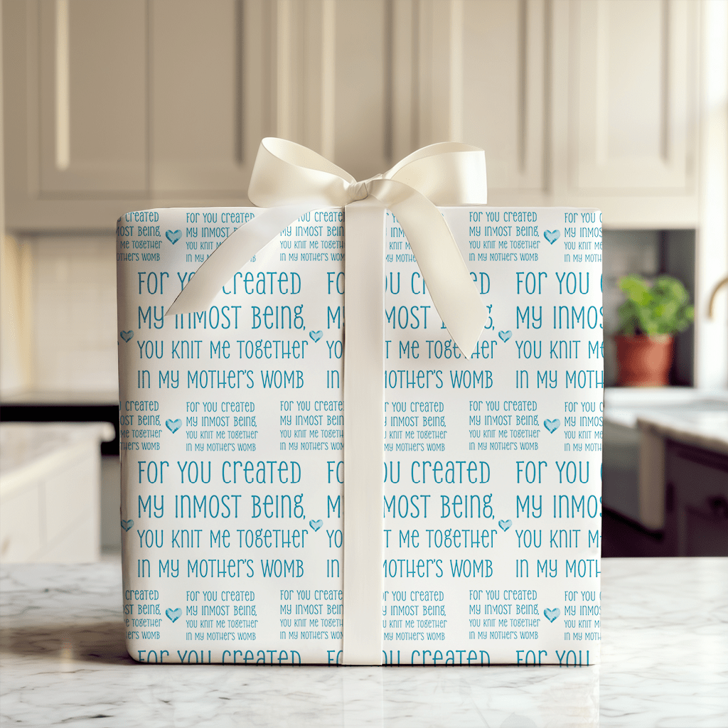 Together in Blue - Wrapping Paper - Aspen & Arlo