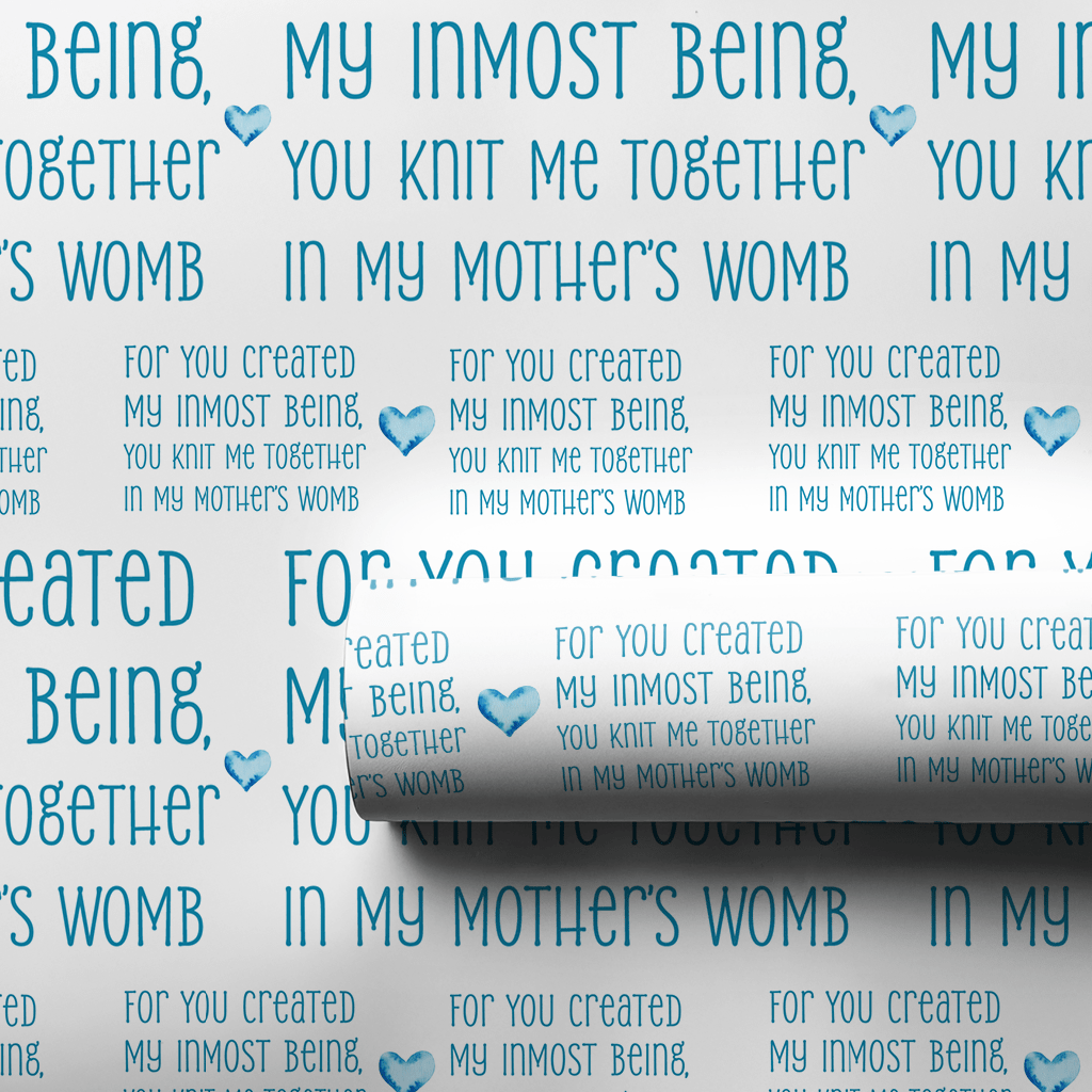 Together in Blue - Wrapping Paper - Aspen & Arlo