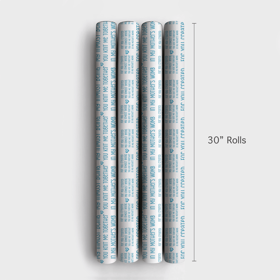 Together in Blue - Wrapping Paper - Aspen & Arlo