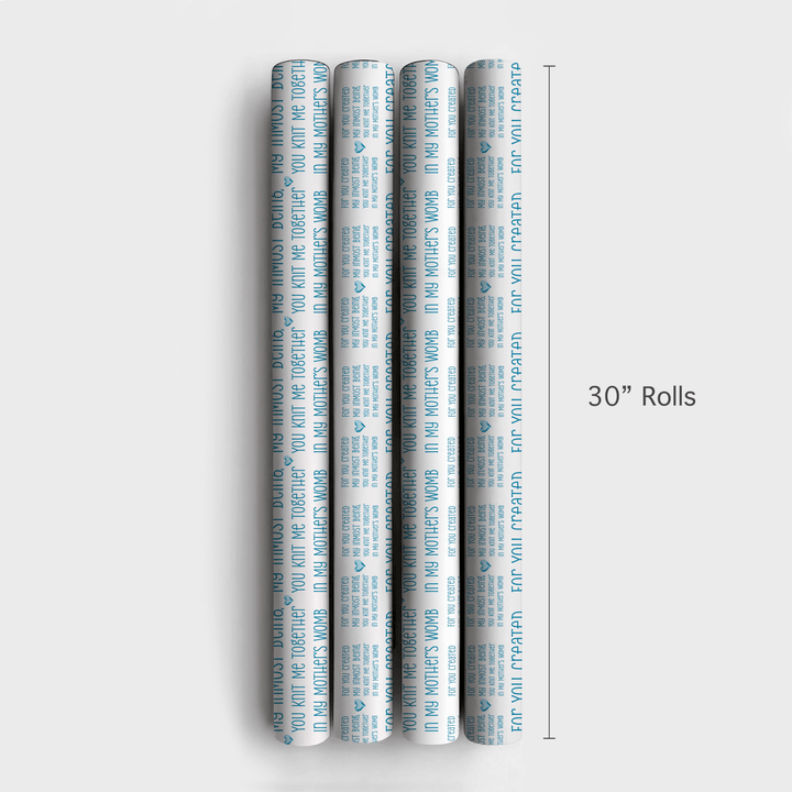 Together in Blue - Wrapping Paper - Aspen & Arlo