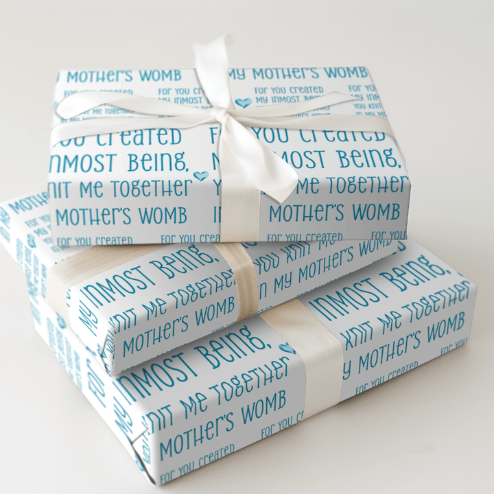 Together in Blue - Wrapping Paper - Aspen & Arlo