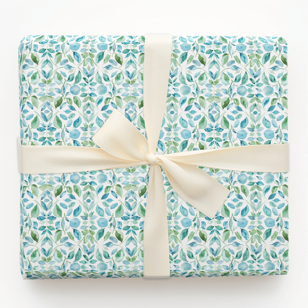 Green Sunrise - Wrapping Paper - Aspen & Arlo