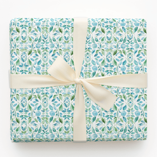 Green Sunrise - Wrapping Paper - Aspen & Arlo
