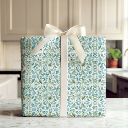 Green Sunrise - Wrapping Paper - Aspen & Arlo