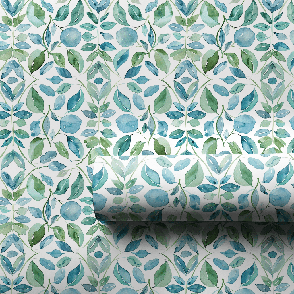 Green Sunrise - Wrapping Paper - Aspen & Arlo