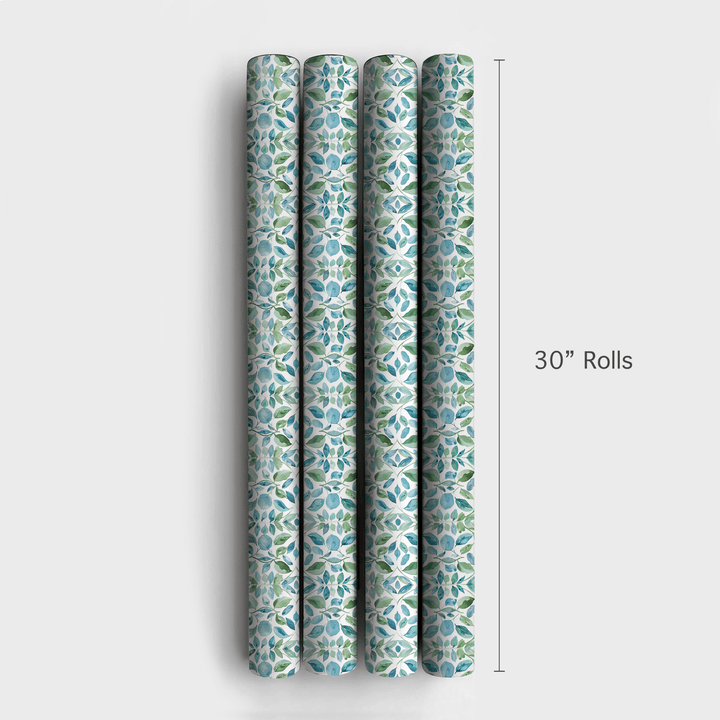 Green Sunrise - Wrapping Paper - Aspen & Arlo