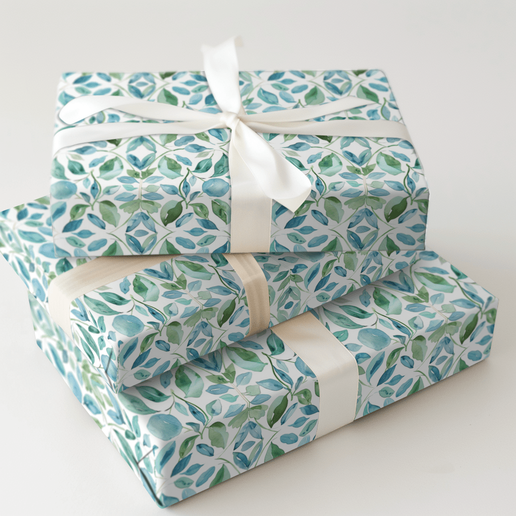 Green Sunrise - Wrapping Paper - Aspen & Arlo
