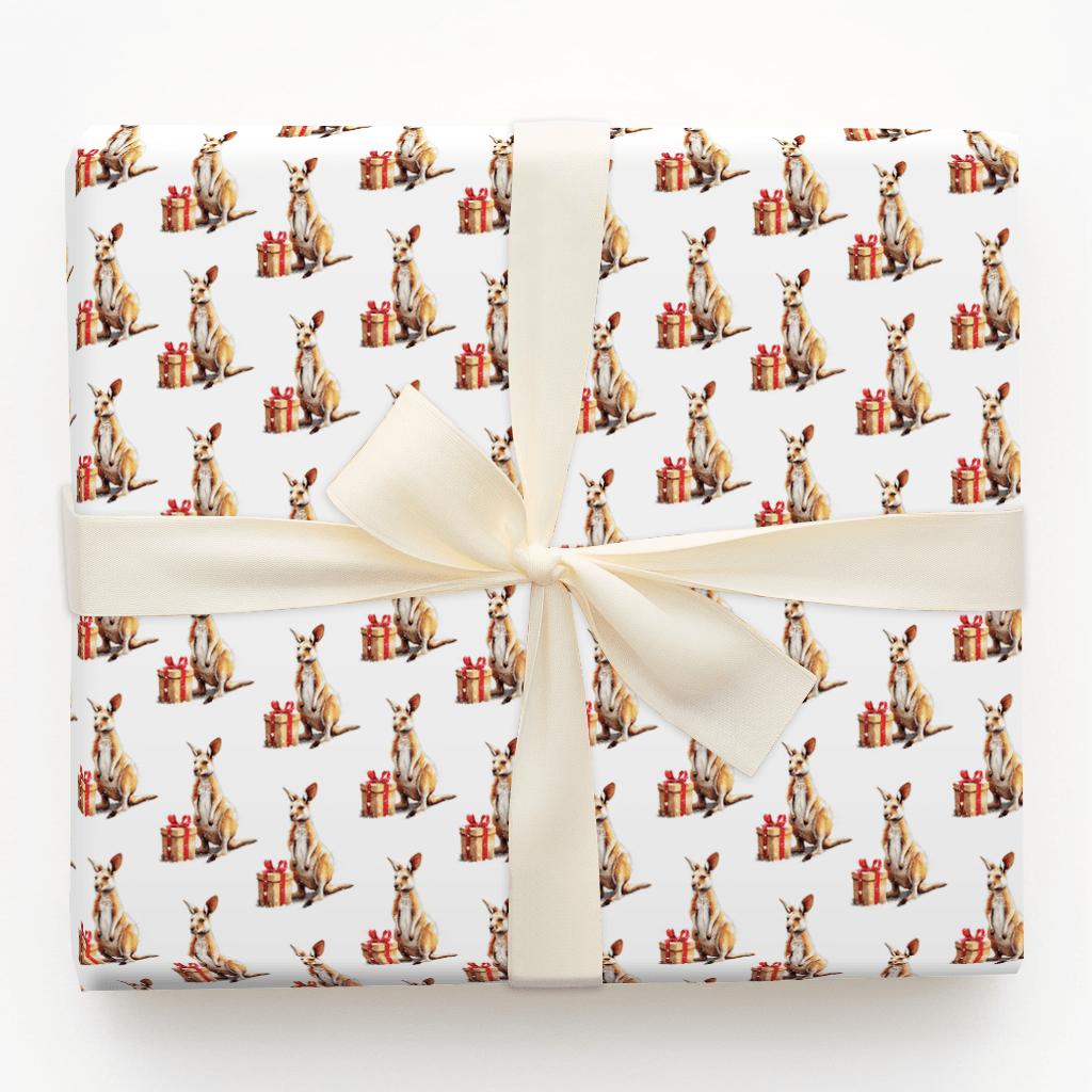 Holiday Marsupial - Wrapping Paper - Aspen & Arlo