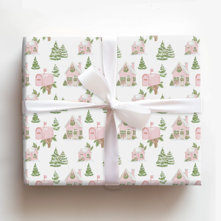 Pink Christmas Post