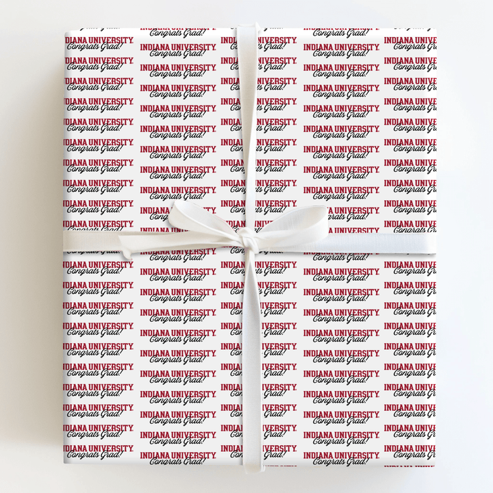 Indiana Congrats - Wrapping Paper - Aspen & Arlo