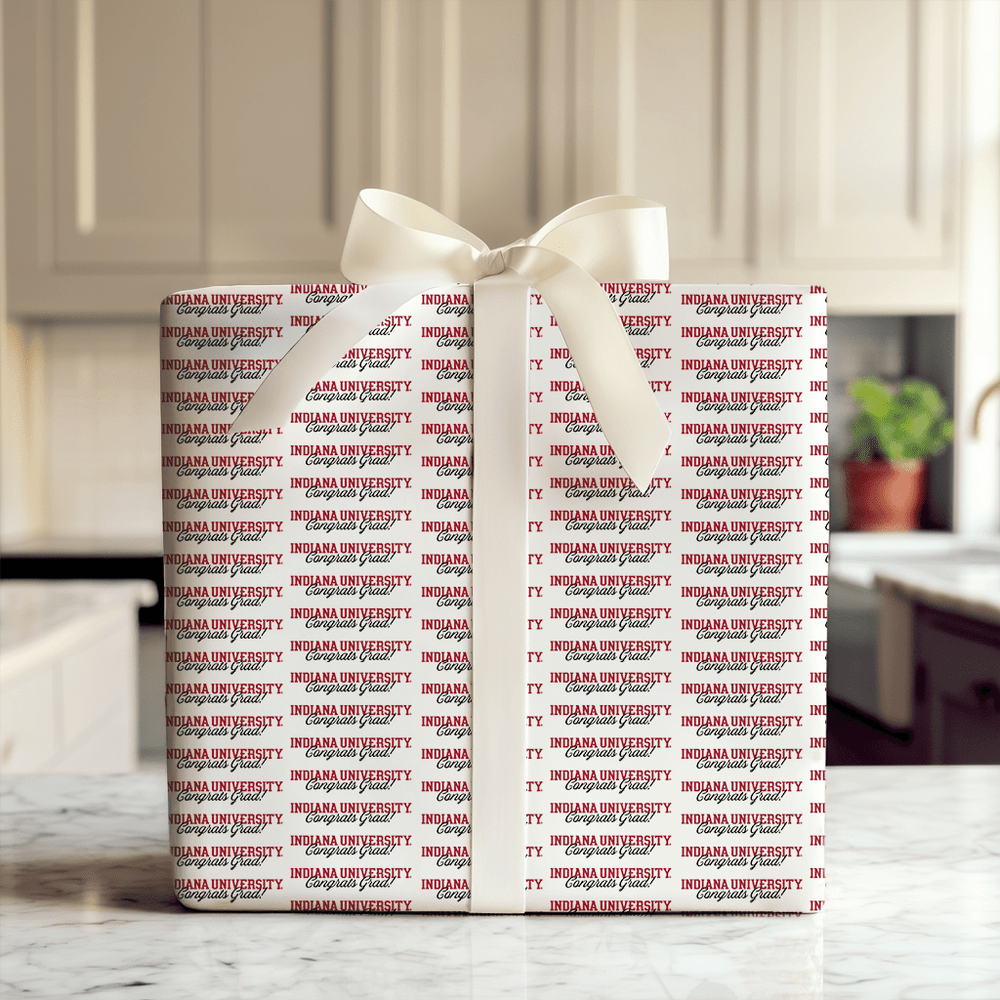 Indiana Congrats - Wrapping Paper - Aspen & Arlo