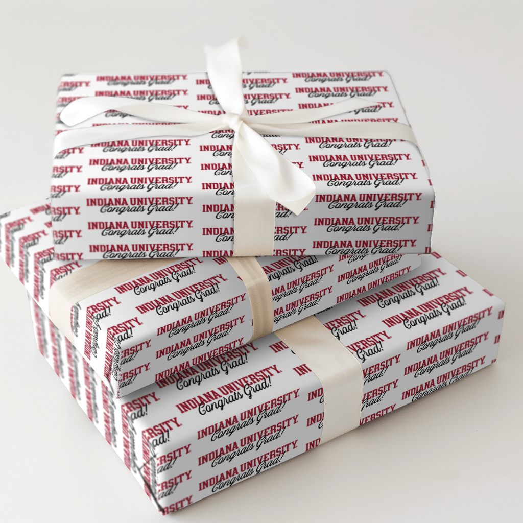 Indiana Congrats - Wrapping Paper - Aspen & Arlo