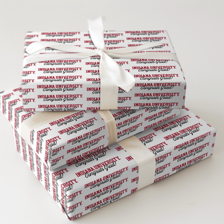 Indiana Congrats - Wrapping Paper - Aspen & Arlo