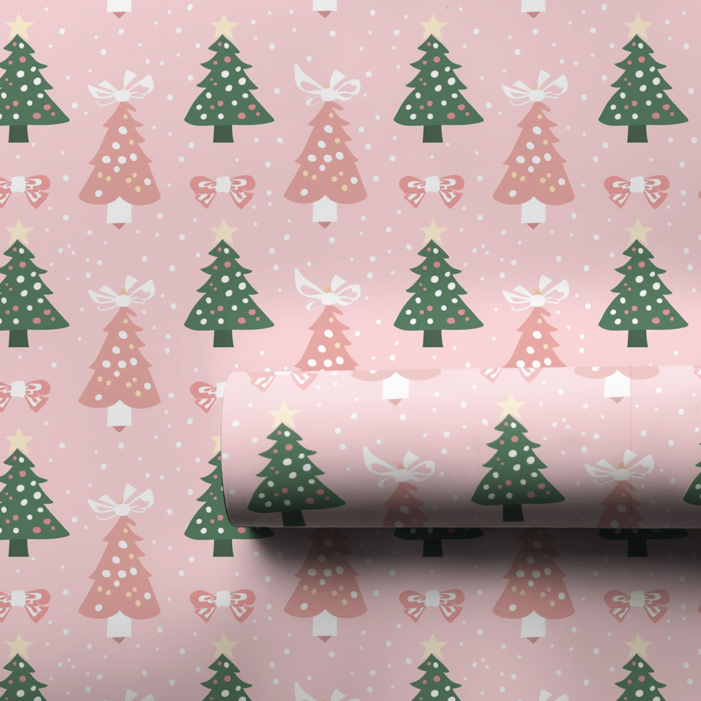 Pink the Halls - Wrapping Paper - Aspen & Arlo