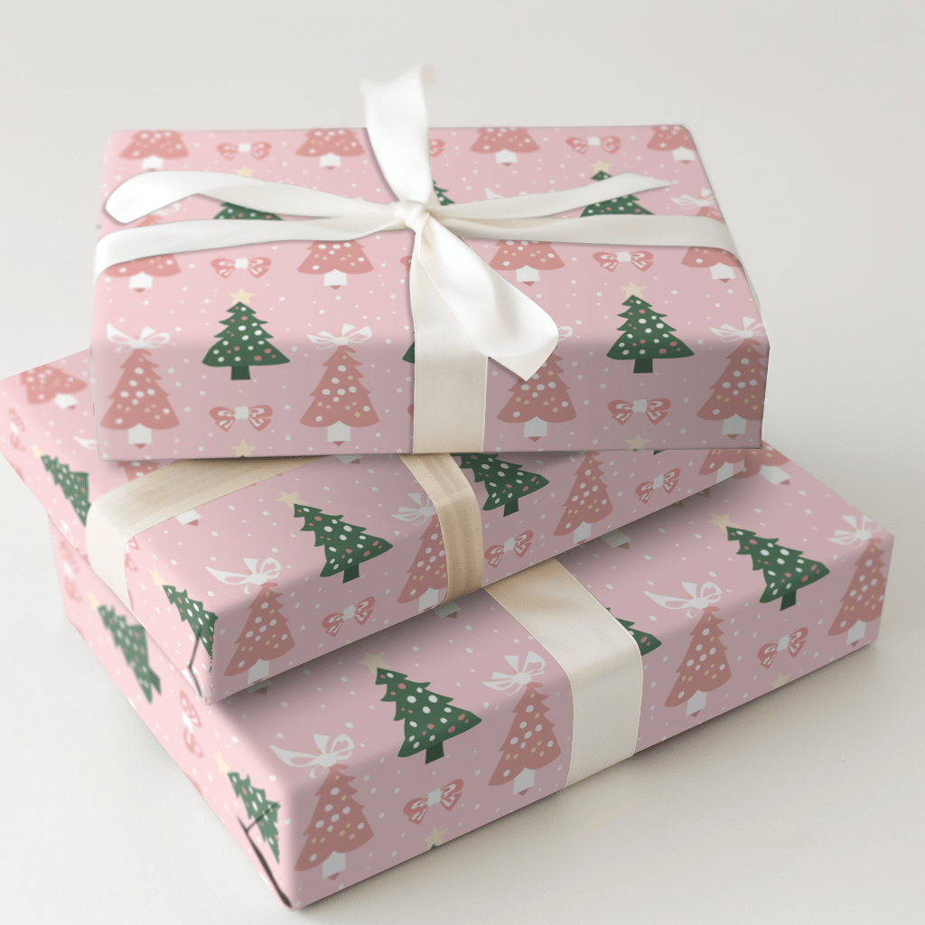 Pink the Halls - Wrapping Paper - Aspen & Arlo