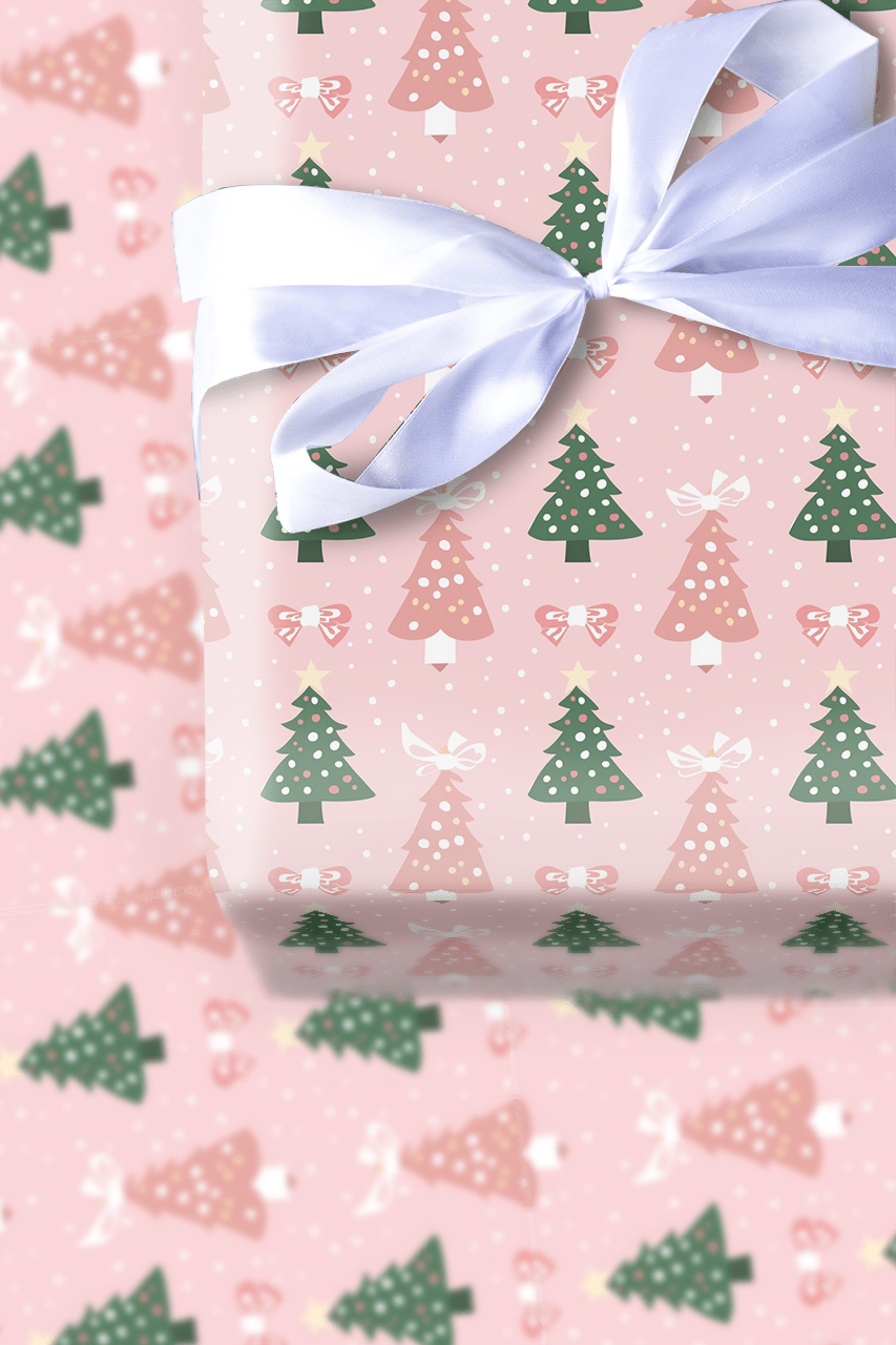 Pink the Halls - Wrapping Paper - Aspen & Arlo