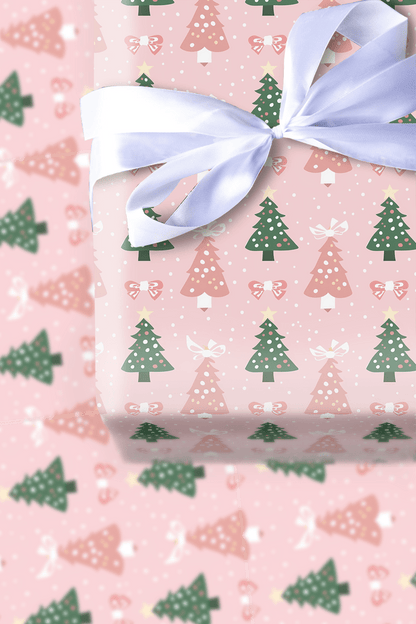 Pink the Halls - Wrapping Paper - Aspen & Arlo