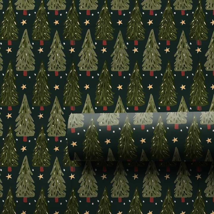 Starry Night Christmas Trees