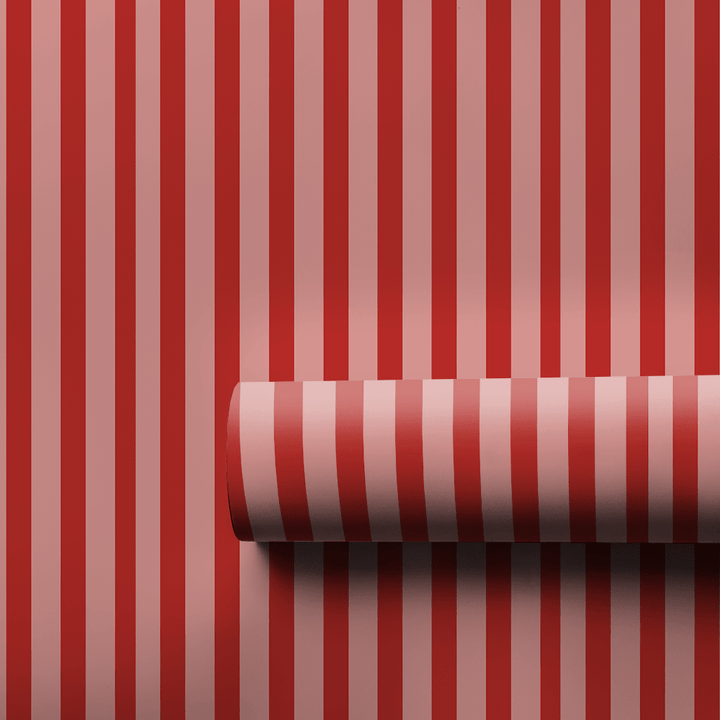 Candy Cane Rosé - Wrapping Paper - Aspen & Arlo