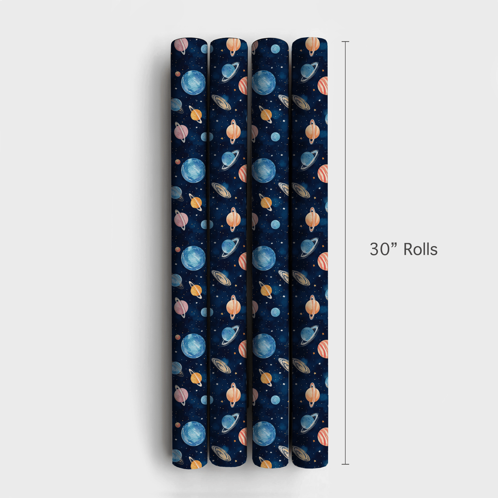 Orbiting Another Year - Wrapping Paper - Aspen & Arlo