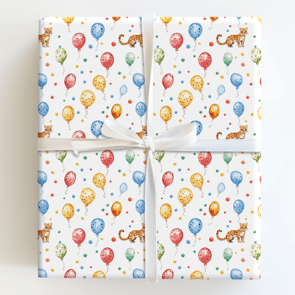 Pounce Party - Wrapping Paper - Aspen & Arlo