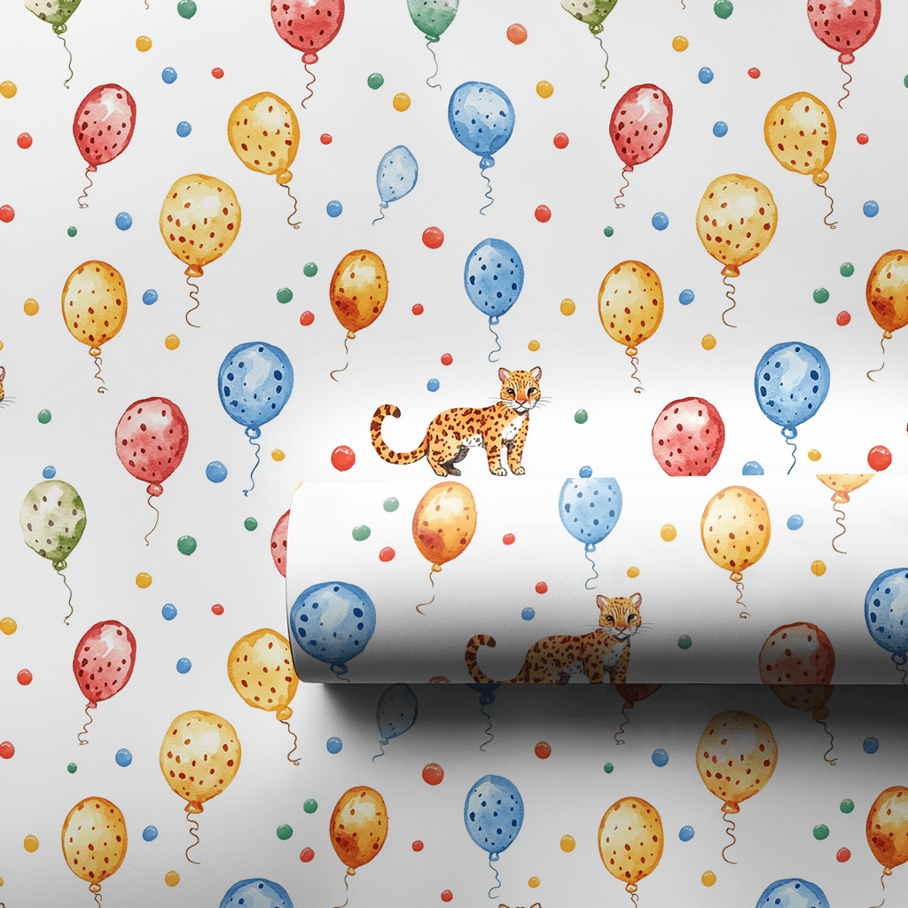 Pounce Party - Wrapping Paper - Aspen & Arlo