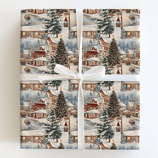 Fonzie Festive - Wrapping Paper - Aspen & Arlo