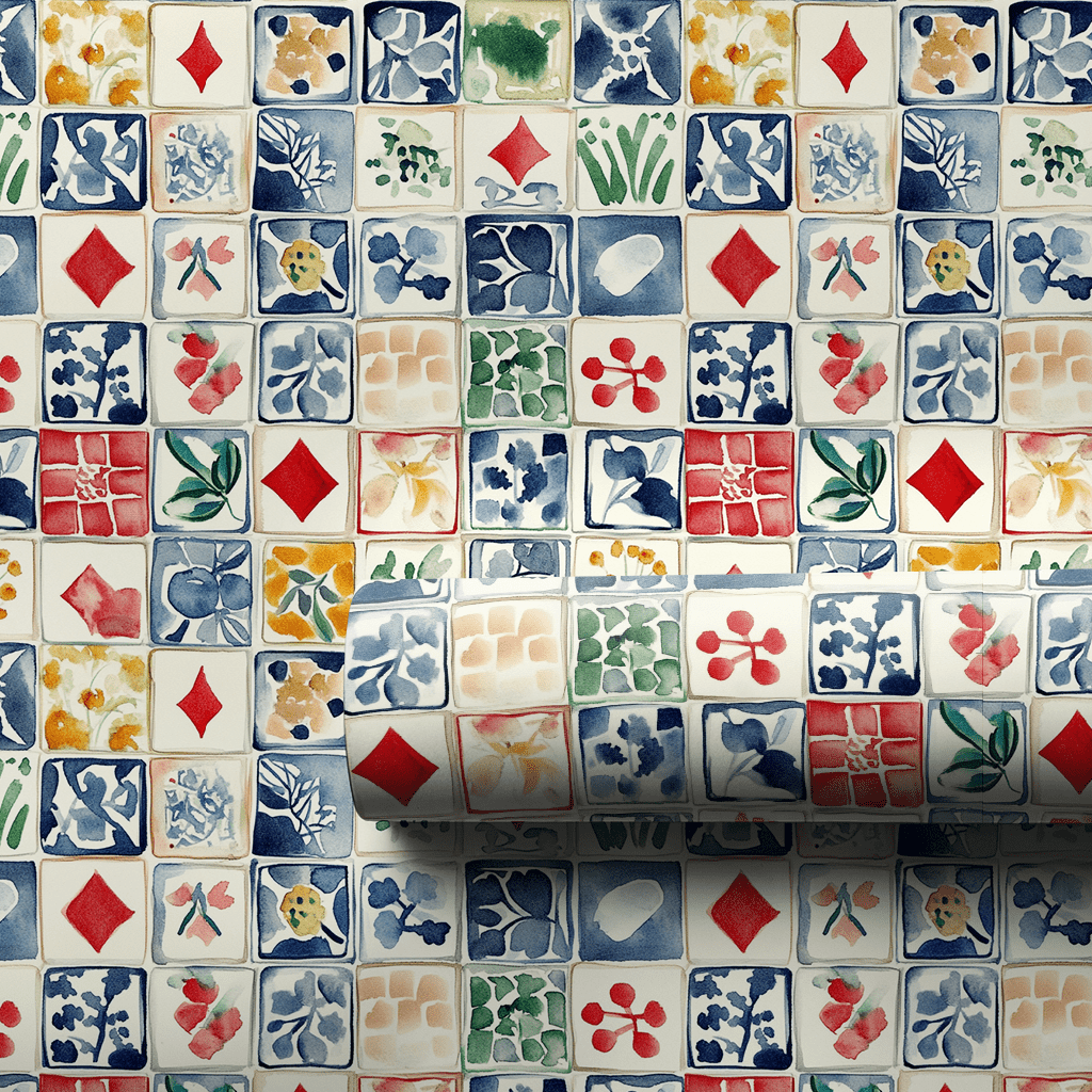 Mahjong Party - Wrapping Paper - Aspen & Arlo