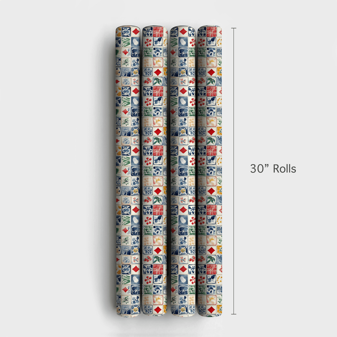 Mahjong Party - Wrapping Paper - Aspen & Arlo