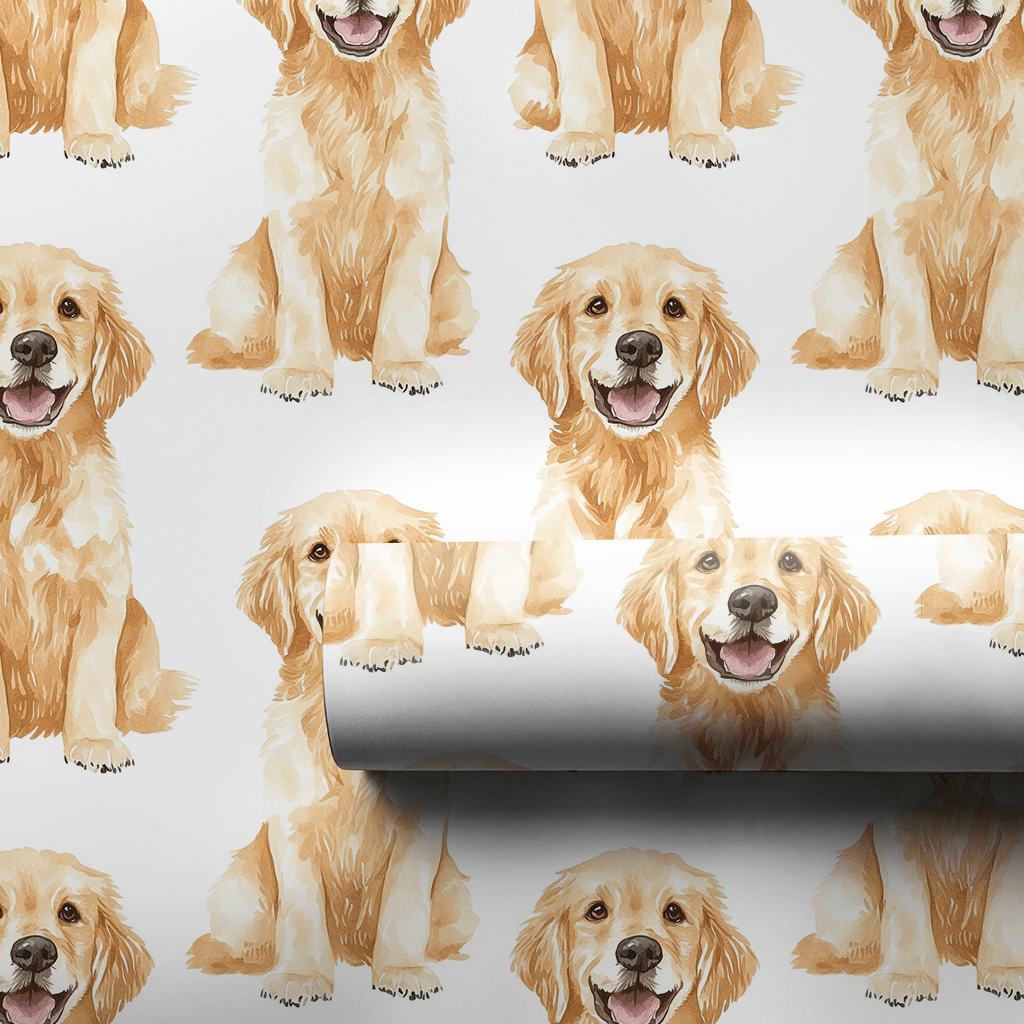 Furever Golden - Wrapping Paper - Aspen & Arlo