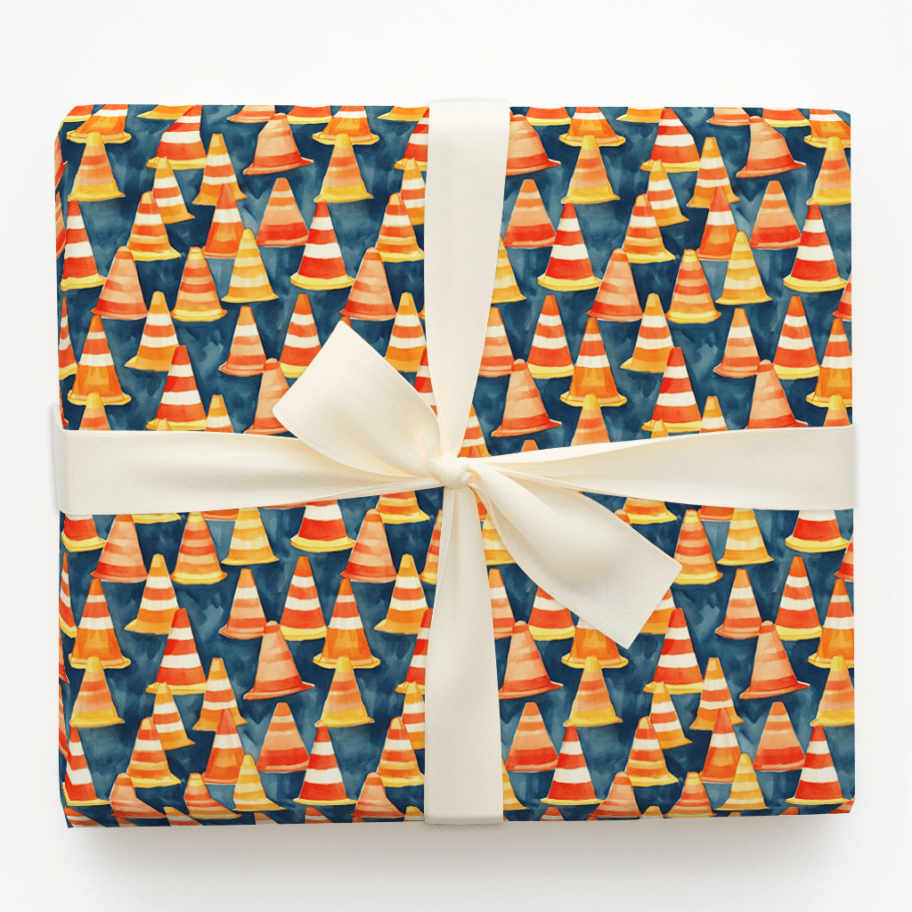 Orange You Ready to Build - Wrapping Paper - Aspen & Arlo