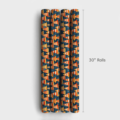 Orange You Ready to Build - Wrapping Paper - Aspen & Arlo