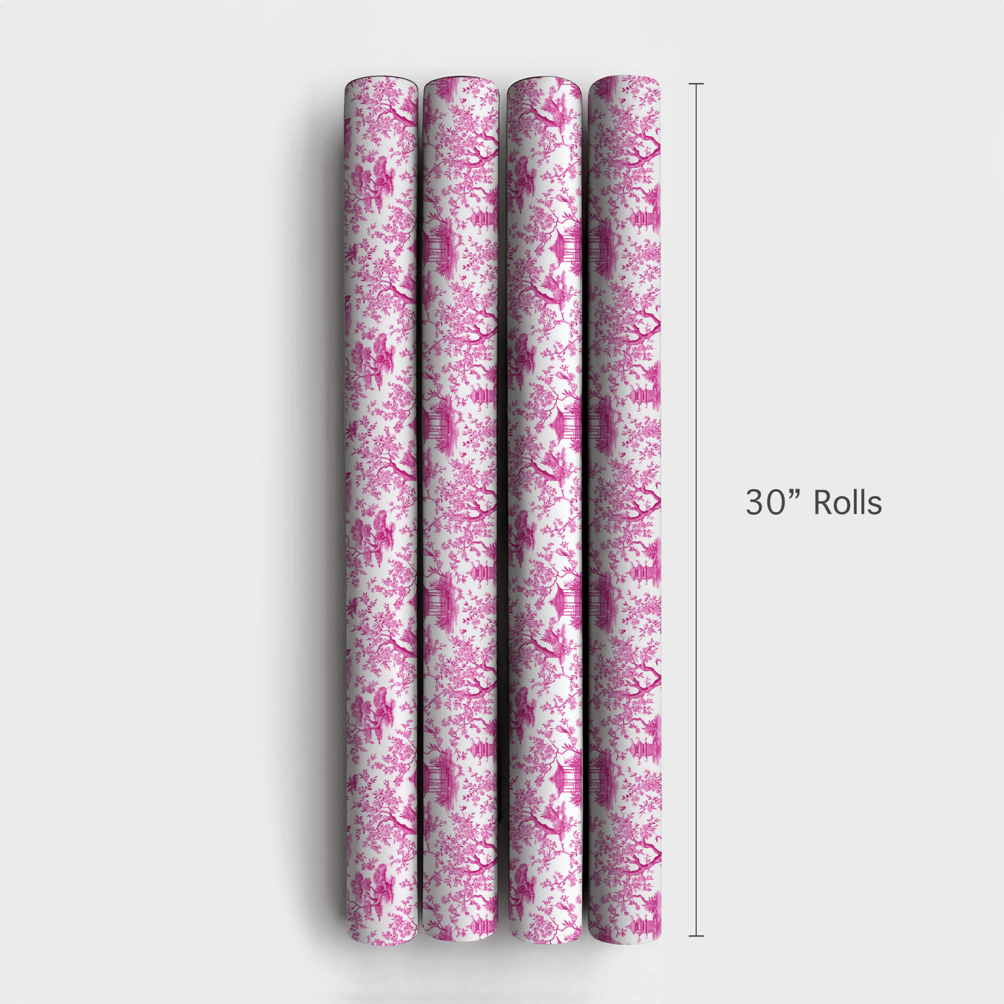 Fuschia Blooms - Wrapping Paper - Aspen & Arlo