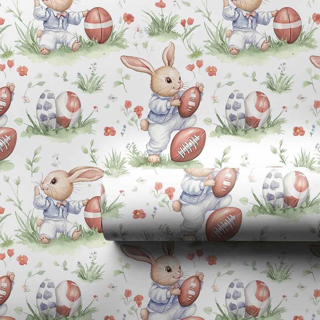 Touchdown Tails - Wrapping Paper - Aspen & Arlo