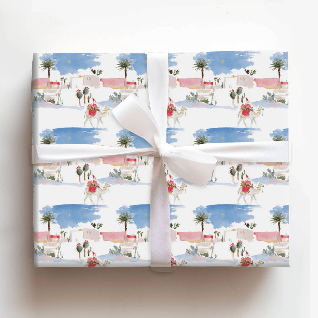 Desert Sleigh - Wrapping Paper - Aspen & Arlo
